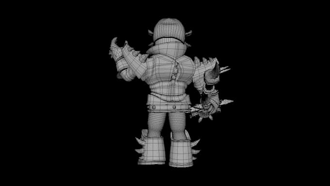 model, rig and animate roblox character, monster or npc in blender