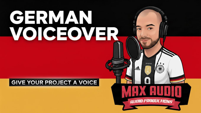 deliver a studio quality native german voice over in 24h