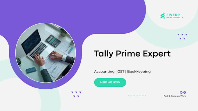 do tally prime accounting, bookkeeping and gst data entry work