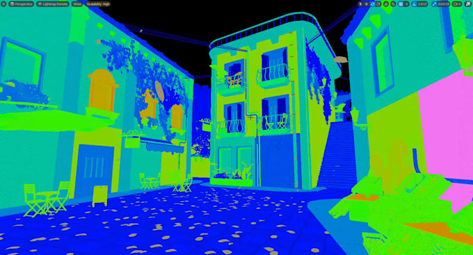 entire 3d environment in ue and unity