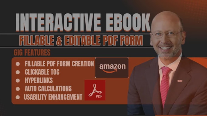 create interactive fillable PDF forms, journal design and workbook design