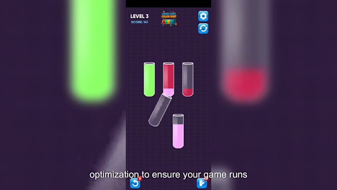 develop a unique puzzle game with custom levels in unity