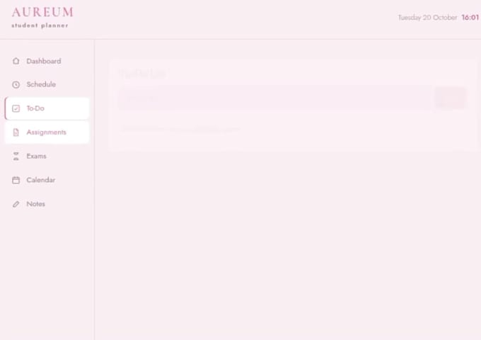 create a custom student planner using HTML CSS