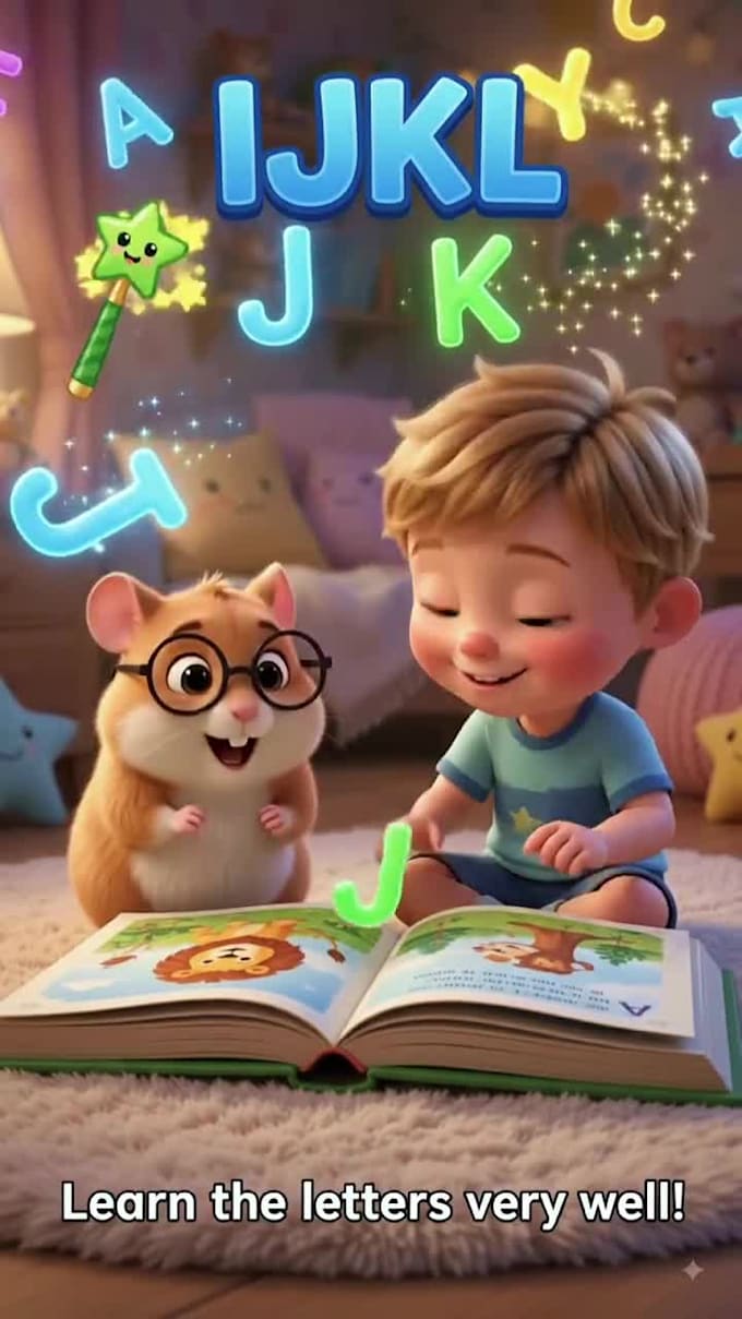create kids learning videos