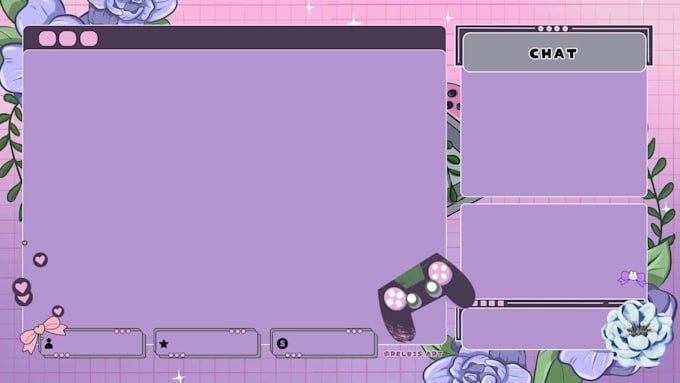 design custom twitch and youtube stream overlays and banners