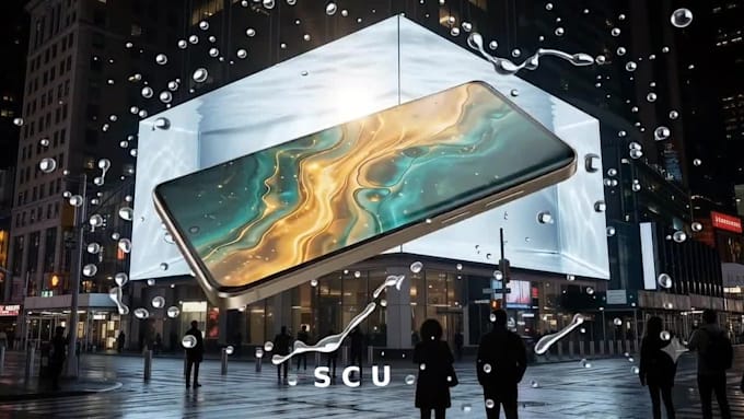 create 3d anamorphic billboard ads, cgi led screen videos and vfx