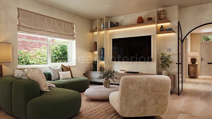 create photorealistic interior designs