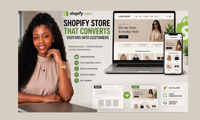 design, redesign your shopify store