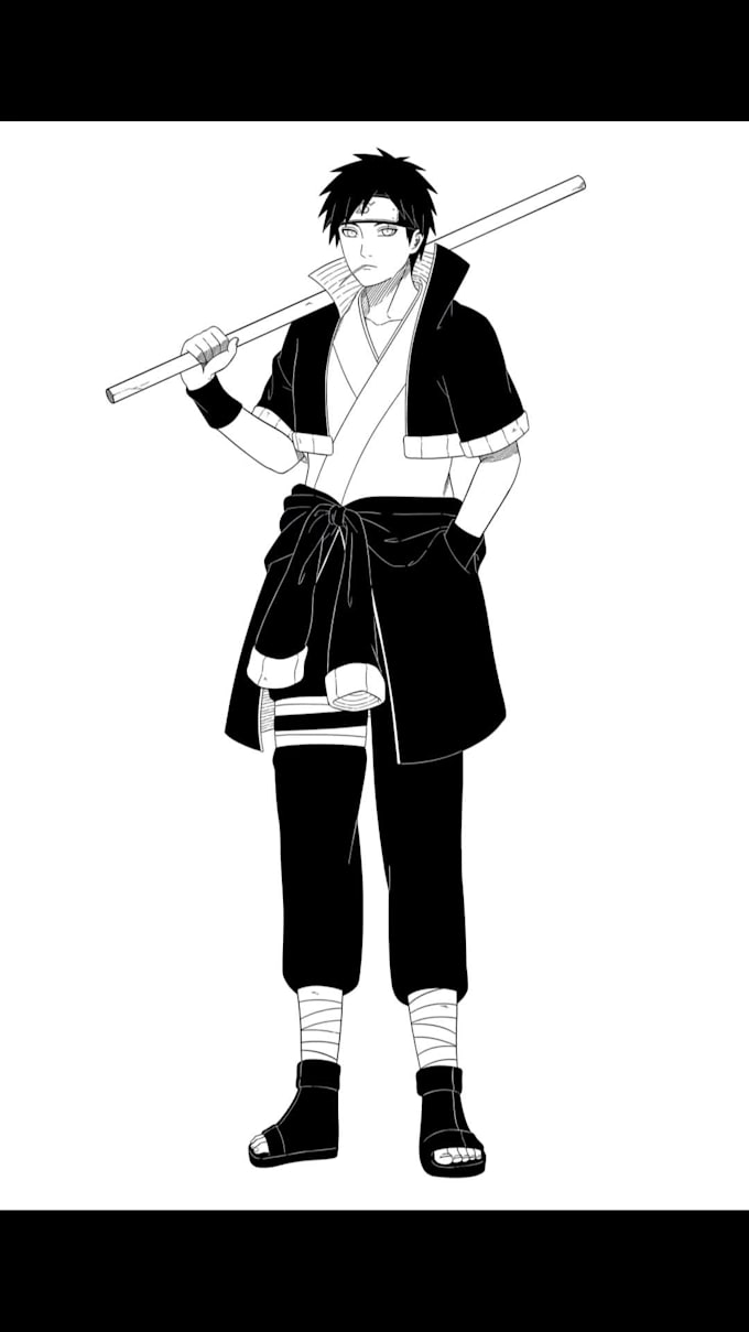 draw naruto manga and anime style