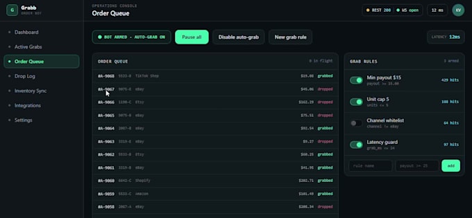 develop custom spark driver bot, amazon driver bot, spark delivery, doordash bot