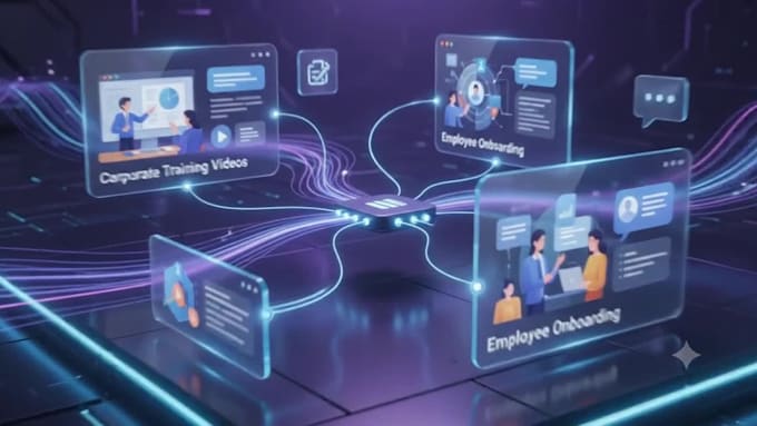 create online course, elearning video course, training video with ai avatar