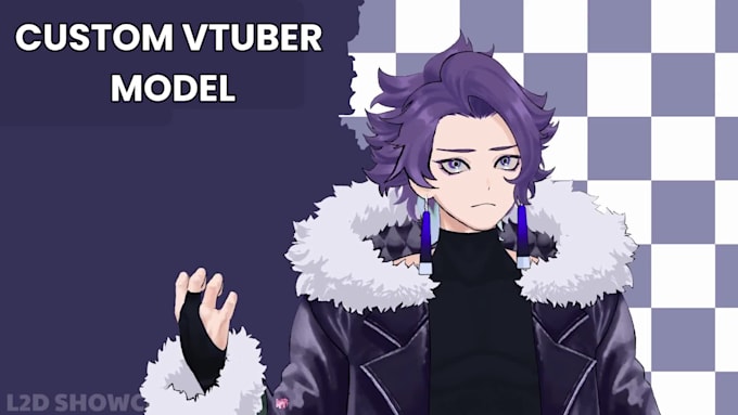 design and rig live2d vtuber model or vrm 3d vtuber  rigging anime vtuber artist