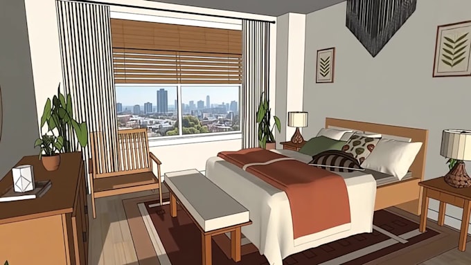 create realistic virtual staging for your empty room