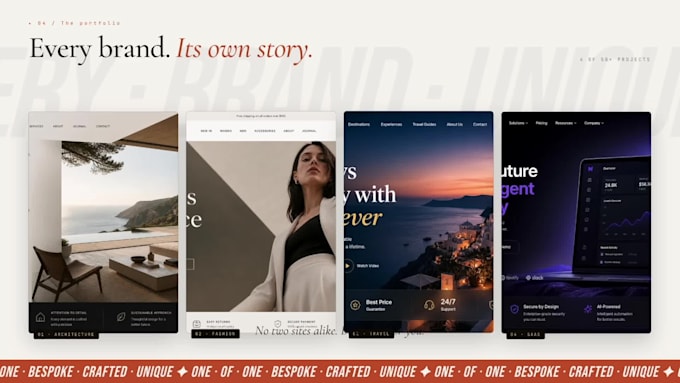 design and develop custom websites