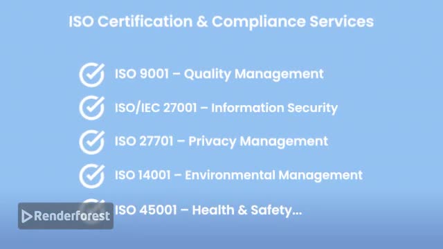 provide iso 45001 consultation, training and audit services