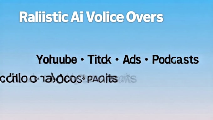 create an proffetional ai voice over human like