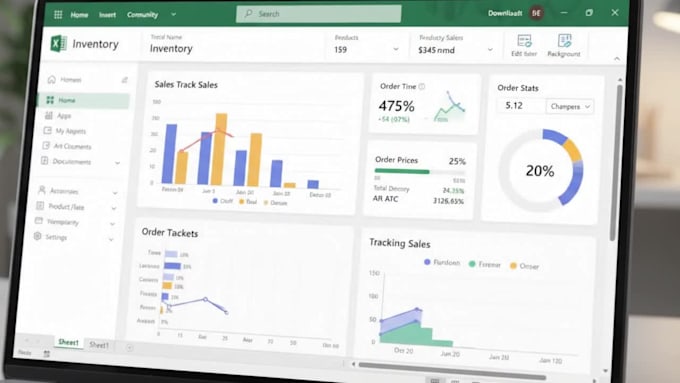 create and organize an excel inventory management spreadsheet