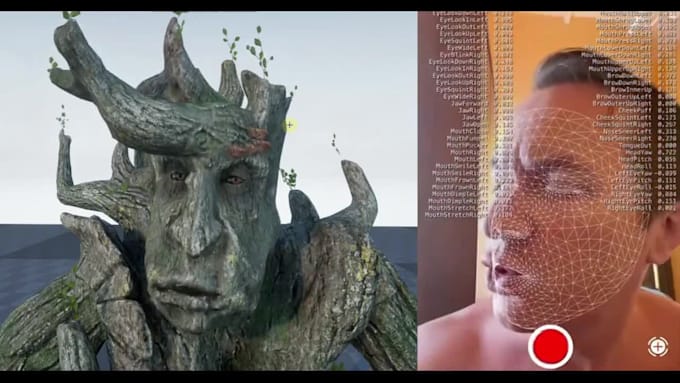met4human rig,livelink face,code blink,rig3d for livestream,talkinghead,arkit52