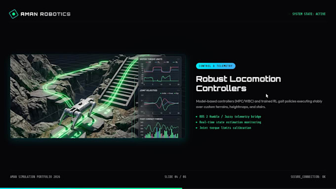 build legged robot control and reinforcement learning pipelines in mujoco