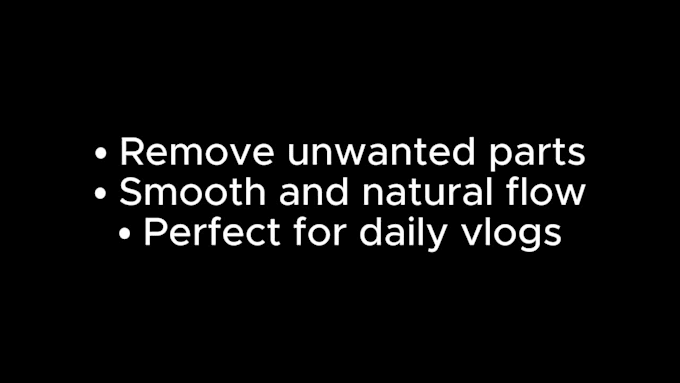 do clean and simple video editing for your vlog
