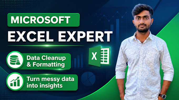 clean, format, merge, split excel data