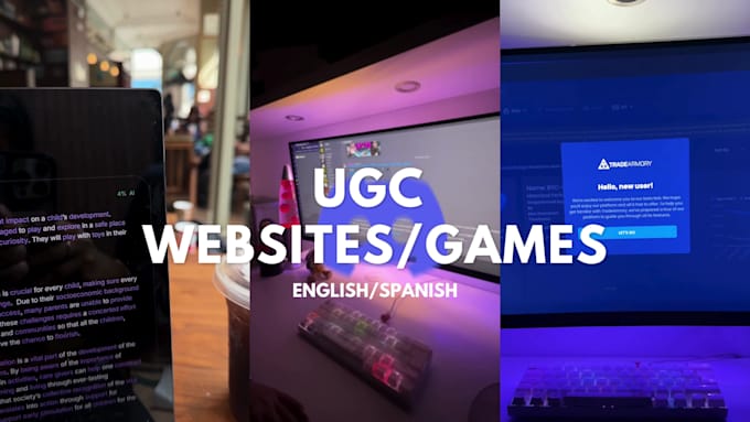 do ugc ads for your website or computer game