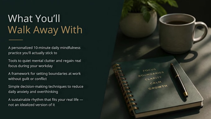 design a professional presentation or course slide deck