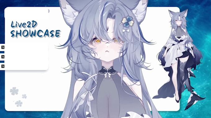 design and rig live2d vtuber model live 2d vtuber model live2d model 2d anime