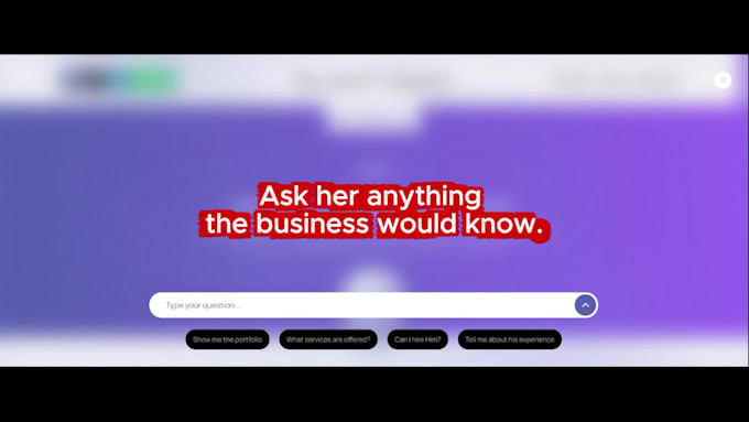 develop ai chatbot, ai agent, rag chatbot and ai website for your business