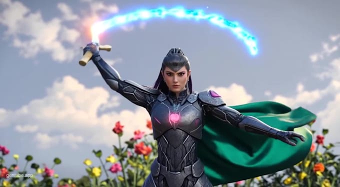 create a unique custom superhero character with detailed costume