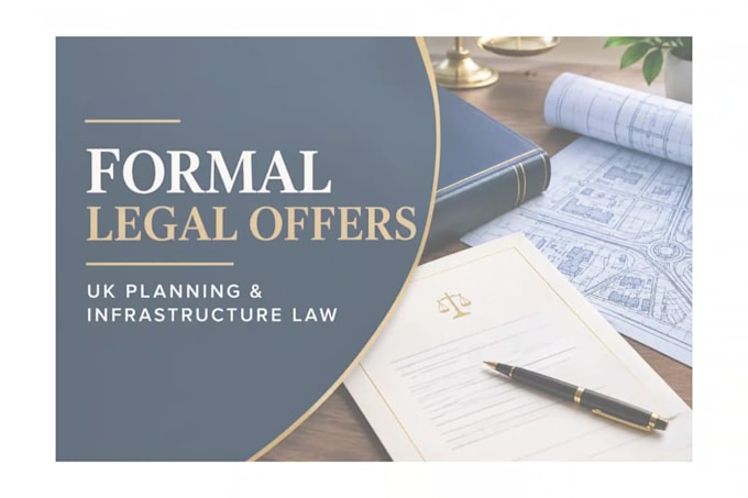 draft UK planning and infrastructure legal offers