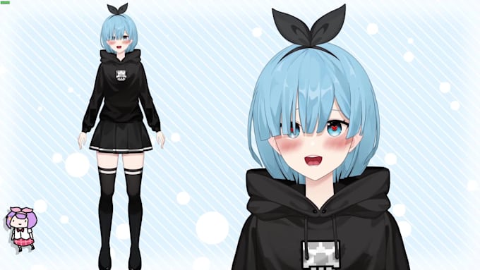 design and rig live2d vtuber model vtuber avatar 2d vtuber model