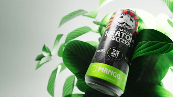 create 3d beverage and soft drinks animation video