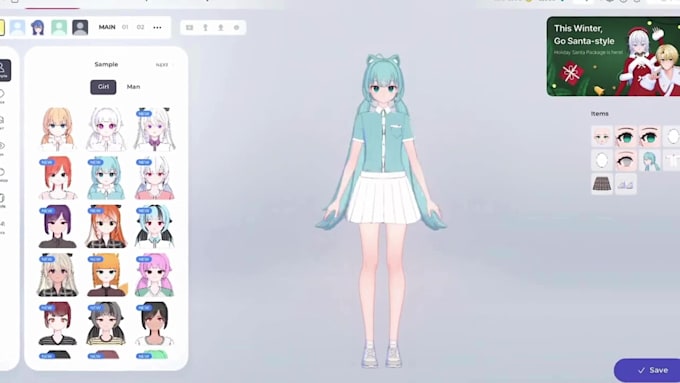 design and rig pro live 2d vtuber model for streaming