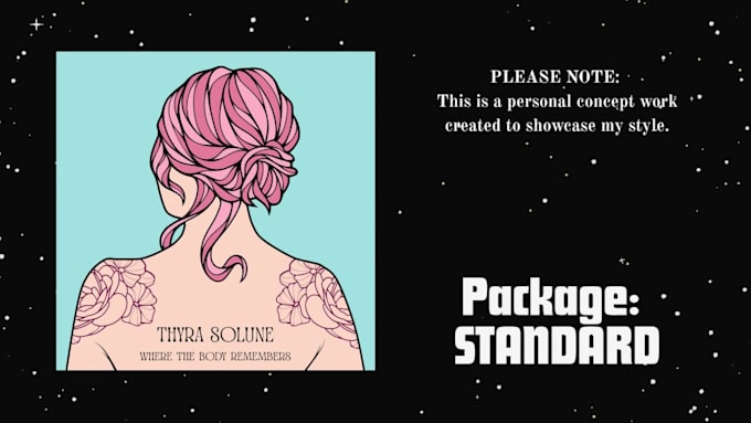 illustrate a unique, custom album cover for your music