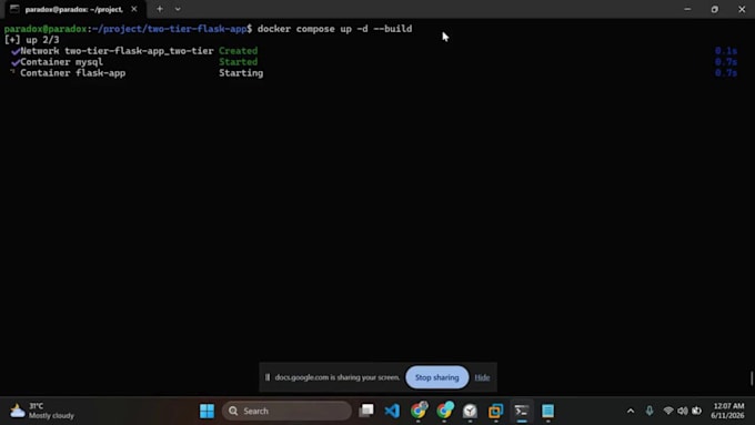 dockerize your application with docker compose