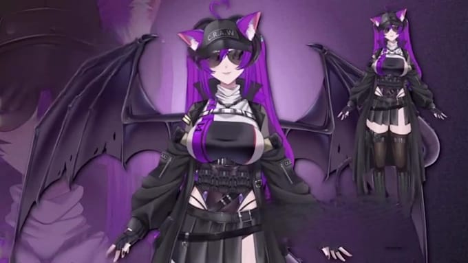 do live2d vtuber commission, vtuber rigging, vtuber  model for vtube studio