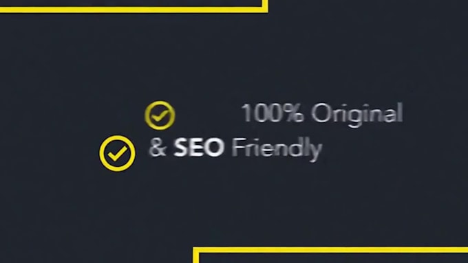 write SEO blog posts, articles
