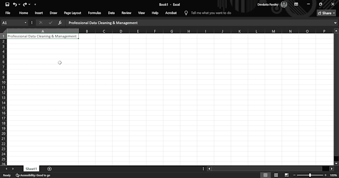 manage, clean, and organize your data in excel or CSV