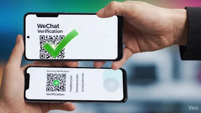 wechat qr scan to verifying your account