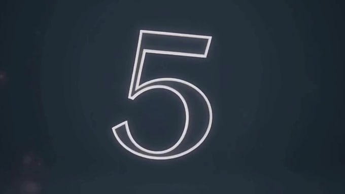 create unique animated countdown timer custom videos