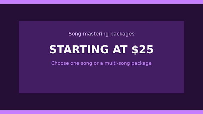 master or complete your garageband project or song