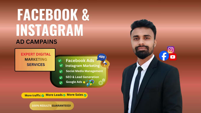 create and manage facebook and instagram ads for sales