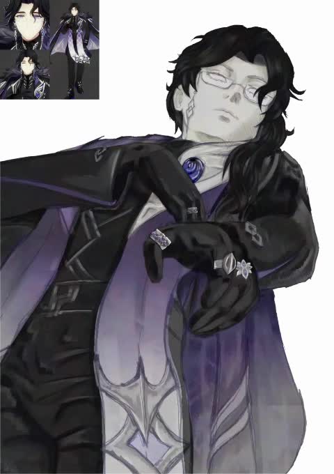 create a detailed anime oc, original character or fanart