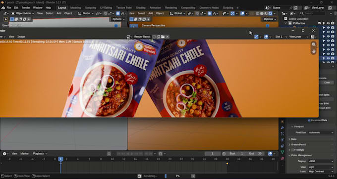 render your blender project in cycles or eevee