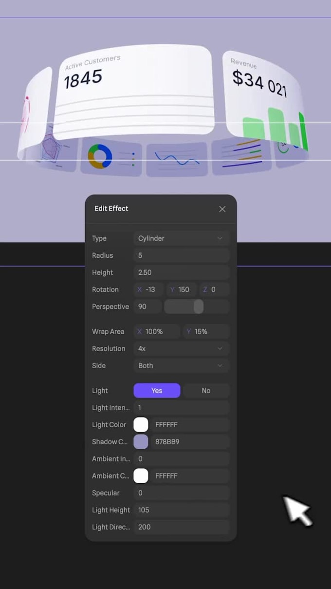 3d UI animation saas web app demo video app walkthrough and software explainer