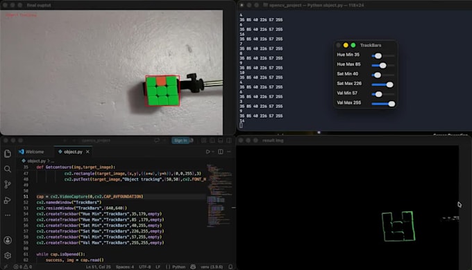 build python opencv and computer vision scripts