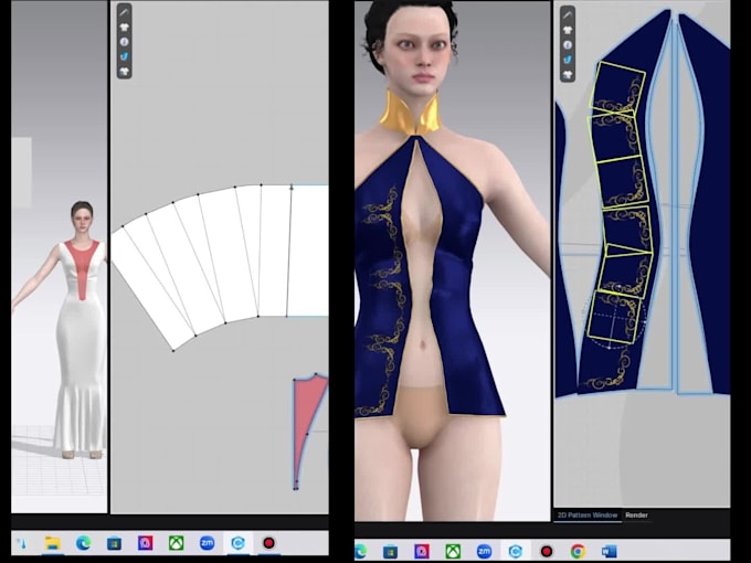create realistic 3d garment design and visualization in clo3d