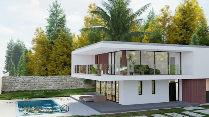 do 3d architectural visualisation and interior design