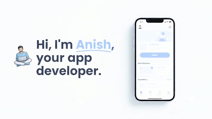 develop a professional flutter mobile app for android and ios